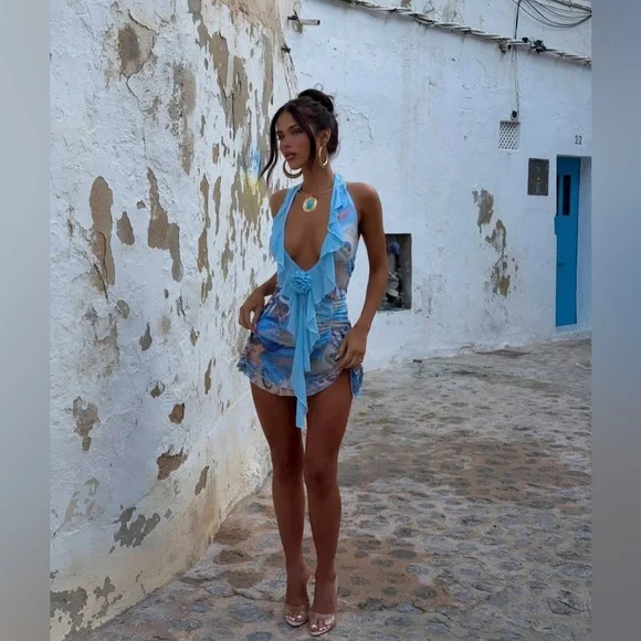 Outcast Clothing Dianna mini dress in Siena - Picture 11 of 14